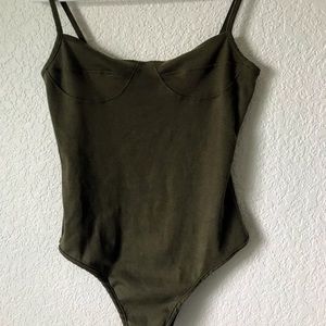 Small Army Green Bodysuit